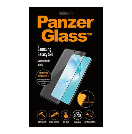 PanzerGlass skrmskydd i glas Galaxy S20