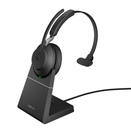 Jabra Evolve2 65 Mono UC USB-A med laddstll