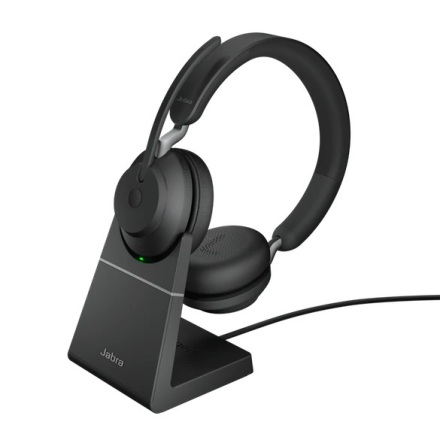 Jabra Evolve2 65 Stereo UC USB-A med laddstll