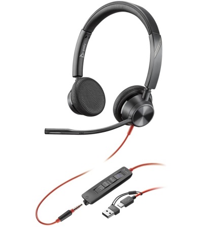 Poly BlackWire 3325 USB-C/A UC