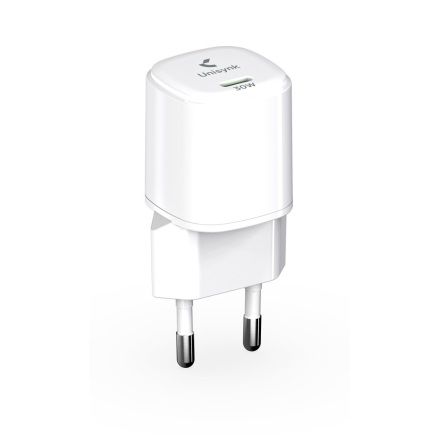 Unisynk 30W USB-C PD strmadapter GaN