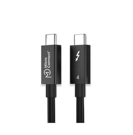 MicroConnect Premium Thunderbolt 4-kabel, 40 Gbit/s, 240W, 8K60Hz 1,5m