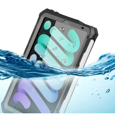 TechGear waterproof case with strap iPad mini (gen 6/7)