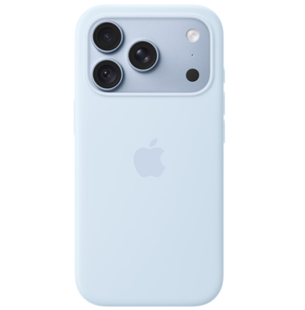 Apple Original Silicone case iPhone 18 Pro Crisp Blue
