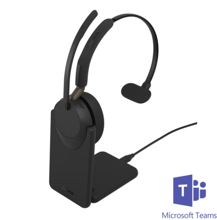 Jabra Evolve3 65 Mono MS Teams USB-A inkl laddbas
