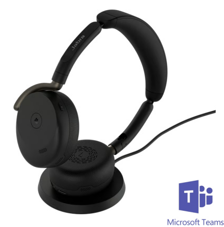 Jabra Evolve3 65 Flex MS Teams USB-A inkl laddbas