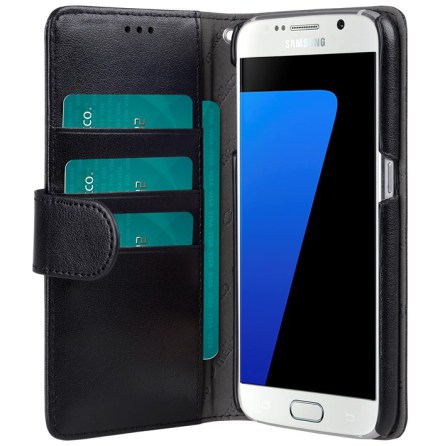 Melkco Walletcase Galaxy S7 Black