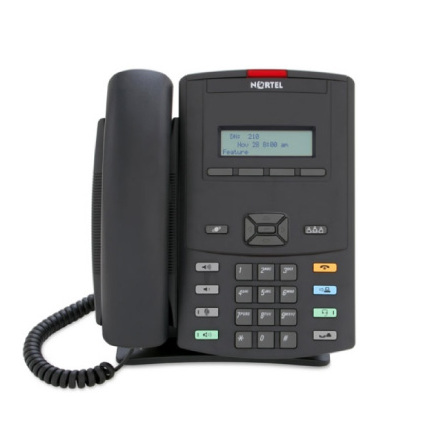 Nortel IP-Telefon 1210 Kol med Ikon Knappar utan ntaggregat
