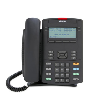 Nortel IP-Telefon 1220 Kol med Ikon Knappar utan ntaggregat