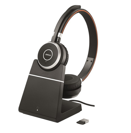 Jabra Evolve 65 Stereo med laddbas UC