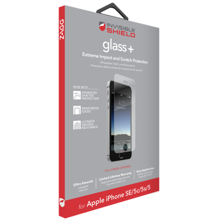 Invisible Shield Glass+ iPhone SE/5/5S/5C