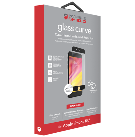 Invisible Shield Glass Curve (Fullscreen) iPhone 7/8 Black