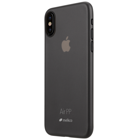 Melkco Air PP skal iPhone X/XS Transparant svart