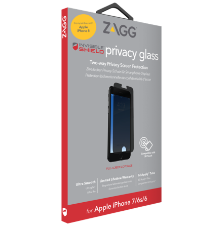 Invisible Shield Privacy glass+ iPhone 6/6s/7/8