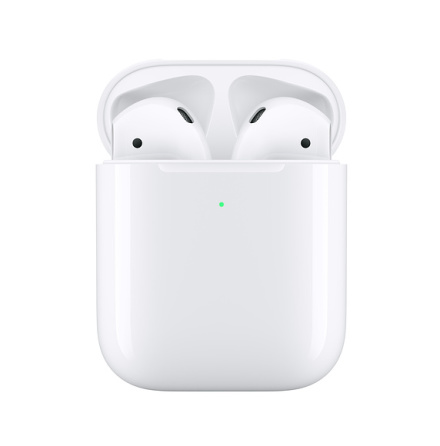 Apple AirPods 2 med trdlst laddningsetui