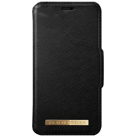 iDeal Saffiano Fashion Wallet iPhone XR/11 Black