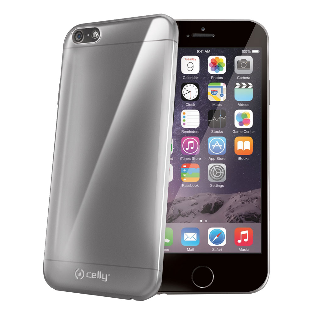 Celly Gelskin Cover Trasparente Ultra-Resistente Per IPhone 6 Plus/6S Plus - Morbida TPU Anti-urto - 3